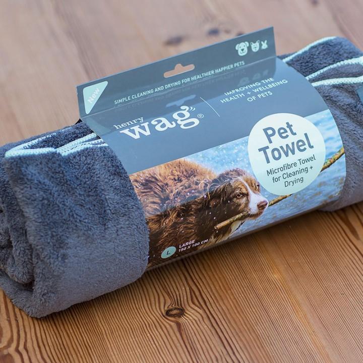 Henry wag 2024 dog towel