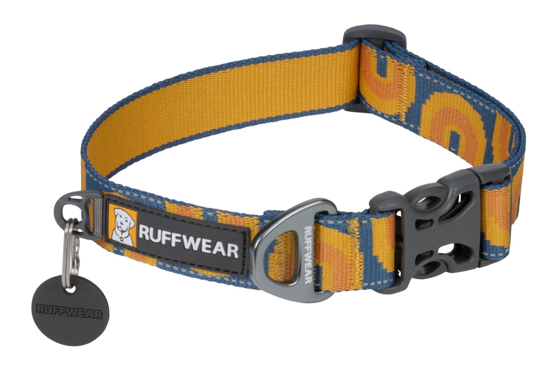 A studio image of the Ruffwear Crag Collar in Canyon Oxbow.